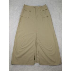 PATAGONIA Continental Long Skirt Women's Size 10 Beige Pockets‎ 58520 *Read